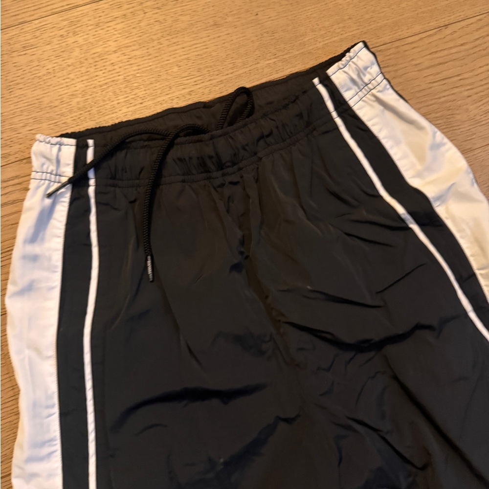 Alo Yoga Black and White Track Pants - size small - matching zip up shrug 4 sale